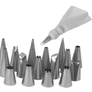 BICOS GRANDE/INOX 16 PÇS + 1 SACO PEQ.