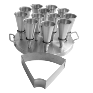 FORMA DE PIZZA CONE COM 12 CONES